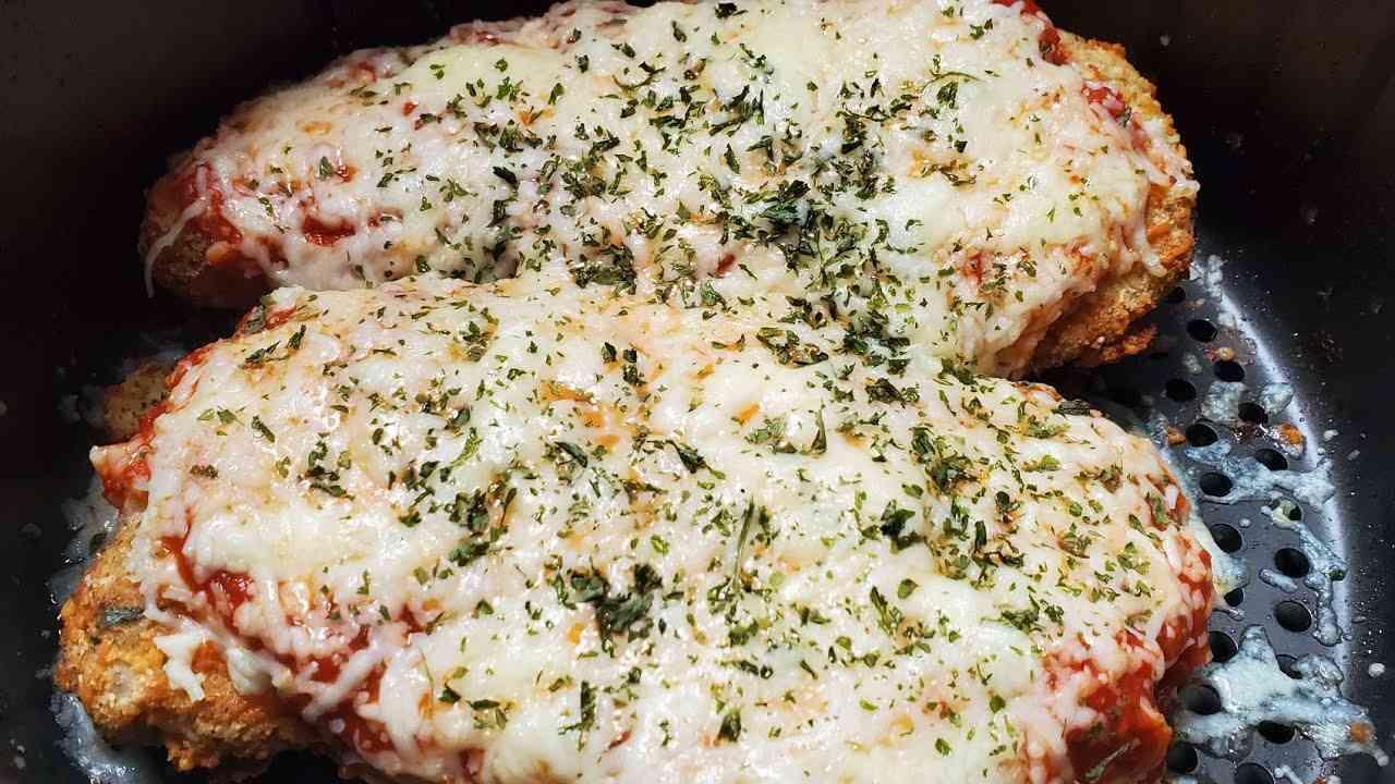 Air Fryer Keto Chicken Parmesan